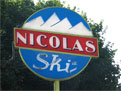 Nicolas Ski Sign - Morzine - French Alps