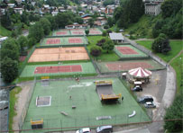 Tennis complex  - Morzine - French alps