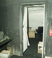 Damaged with no doors