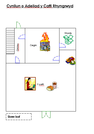 Internet Café Building Plan