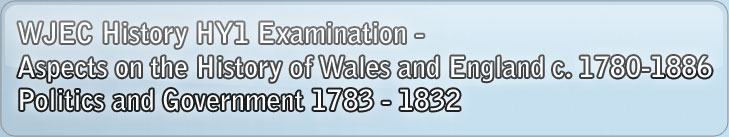 WJEC History HY1 Examination