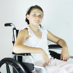Child in wheelchair