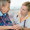 Doctor with woman