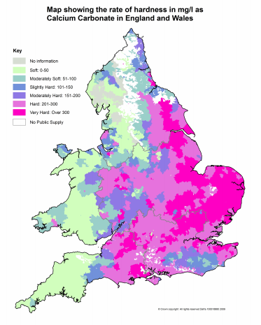 Hard Water Map