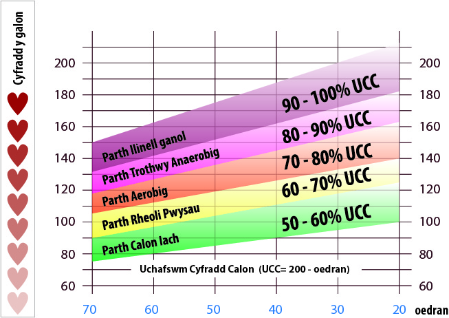 % of maximum rate of energy production