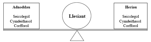 Cyfieithiad diffiniad o lesiant meddyliol