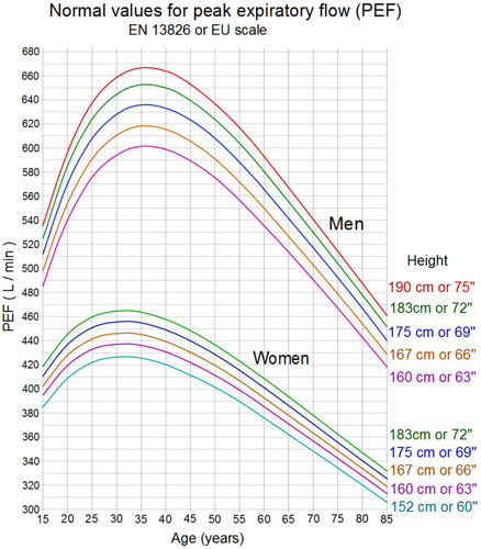 Peak expiratory flow