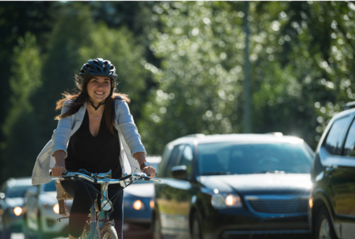Cycling to work