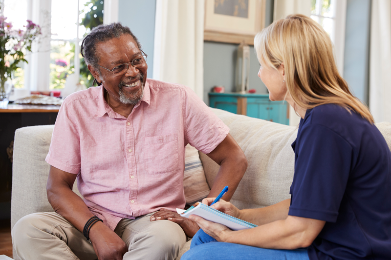Female support worker