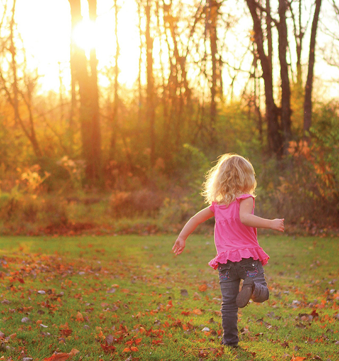 Child running