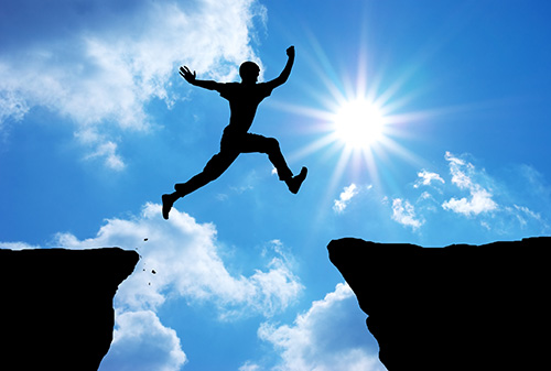 Man jumping