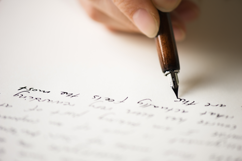 Writing a letter