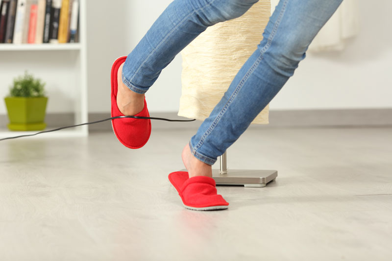 Tripping on cord