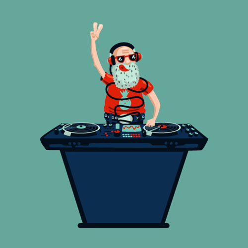 Elderly DJ
