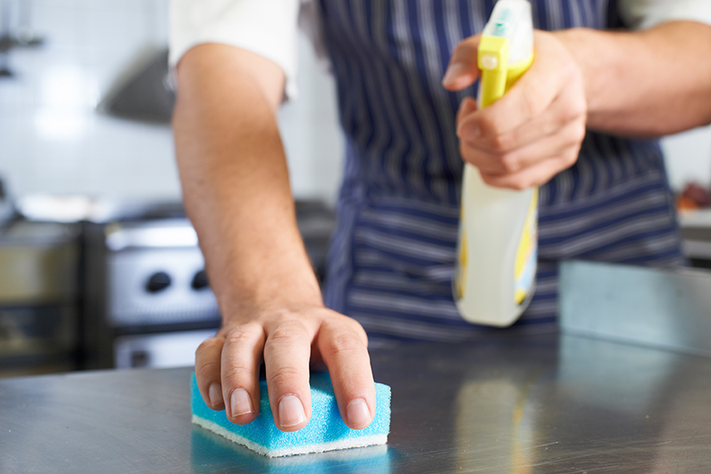 Kitchens are clean
