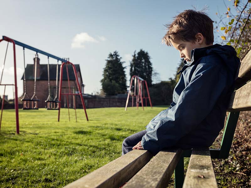 A lonely child