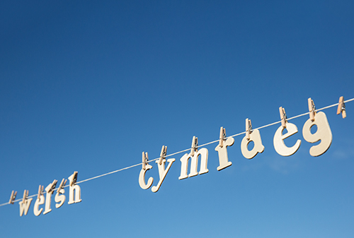 Welsh on clothes line