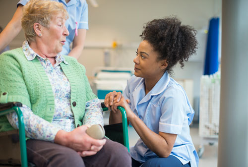 Patient in hospital