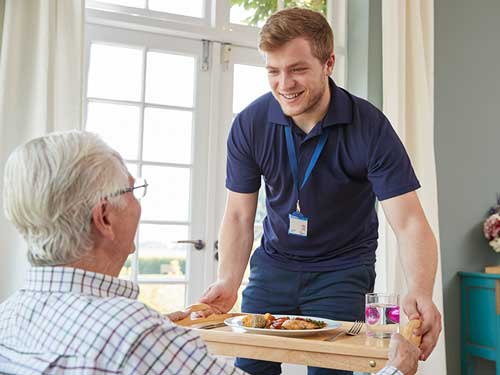 Male care worker