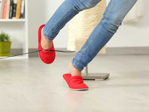 Tripping on cord