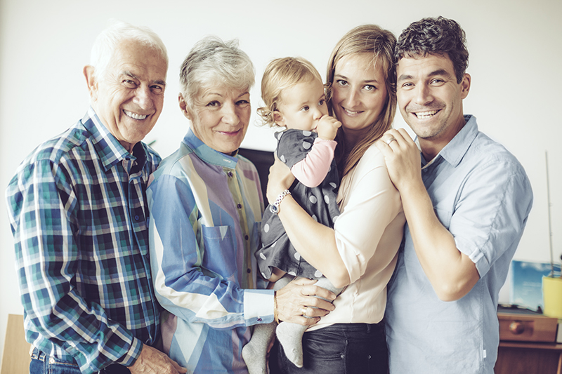 Happy Family Portrait