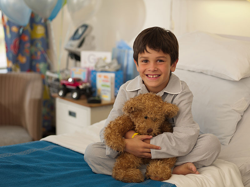 A child in hospital