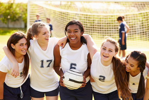 Teenage football team