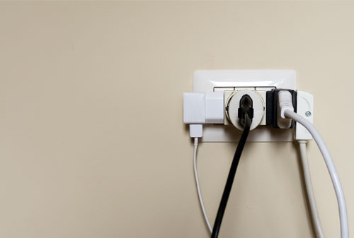 Dangerous electrical socket