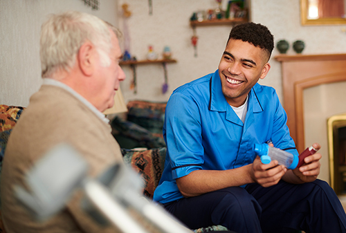 Male care nurse