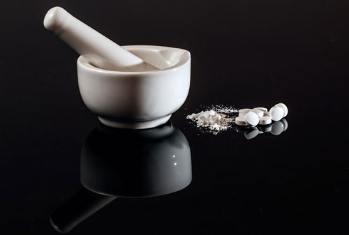 Crushed tablets